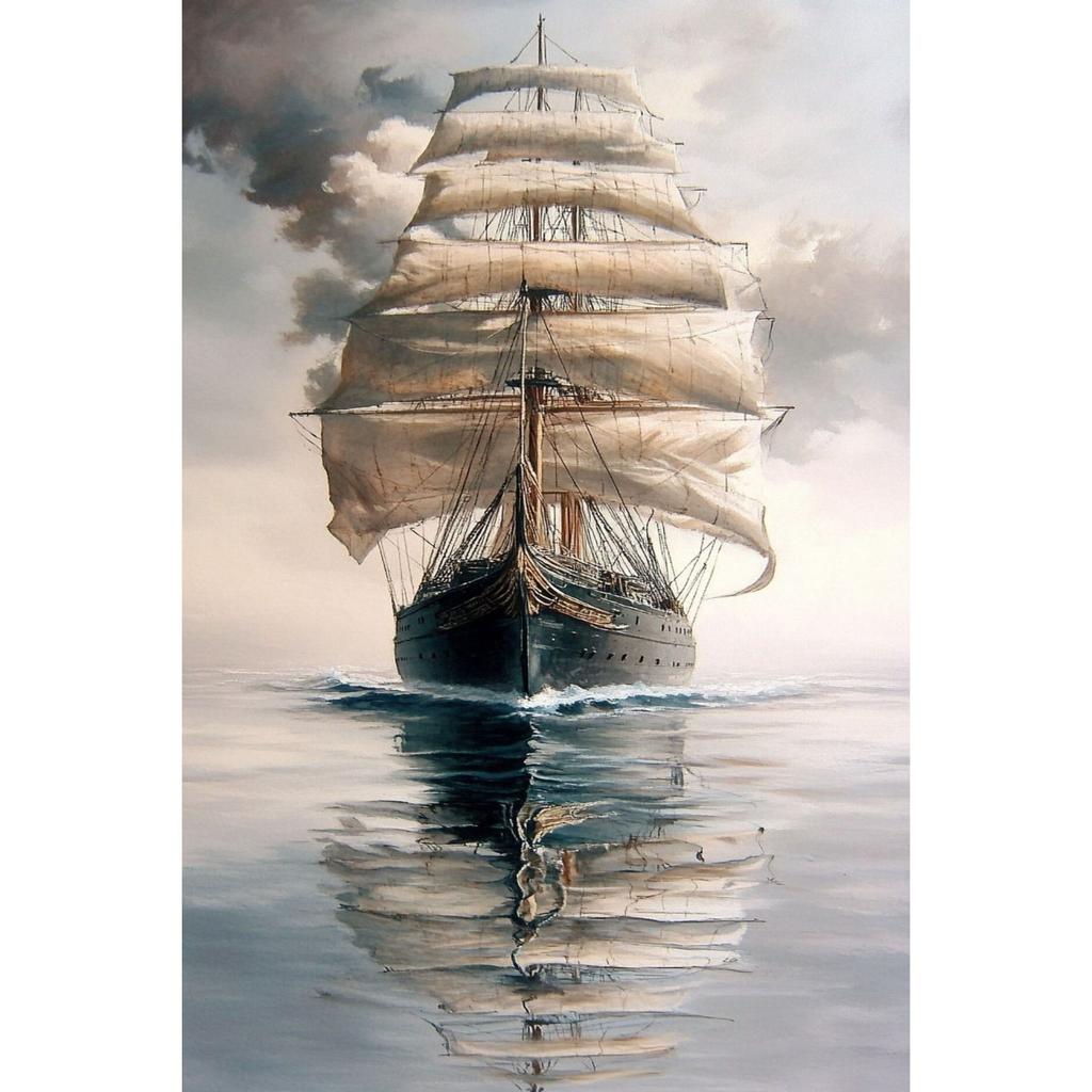 Vintage Nautical Metal Wall Art, Old Sailing Ship Pirate Decor, Home Wall Decor