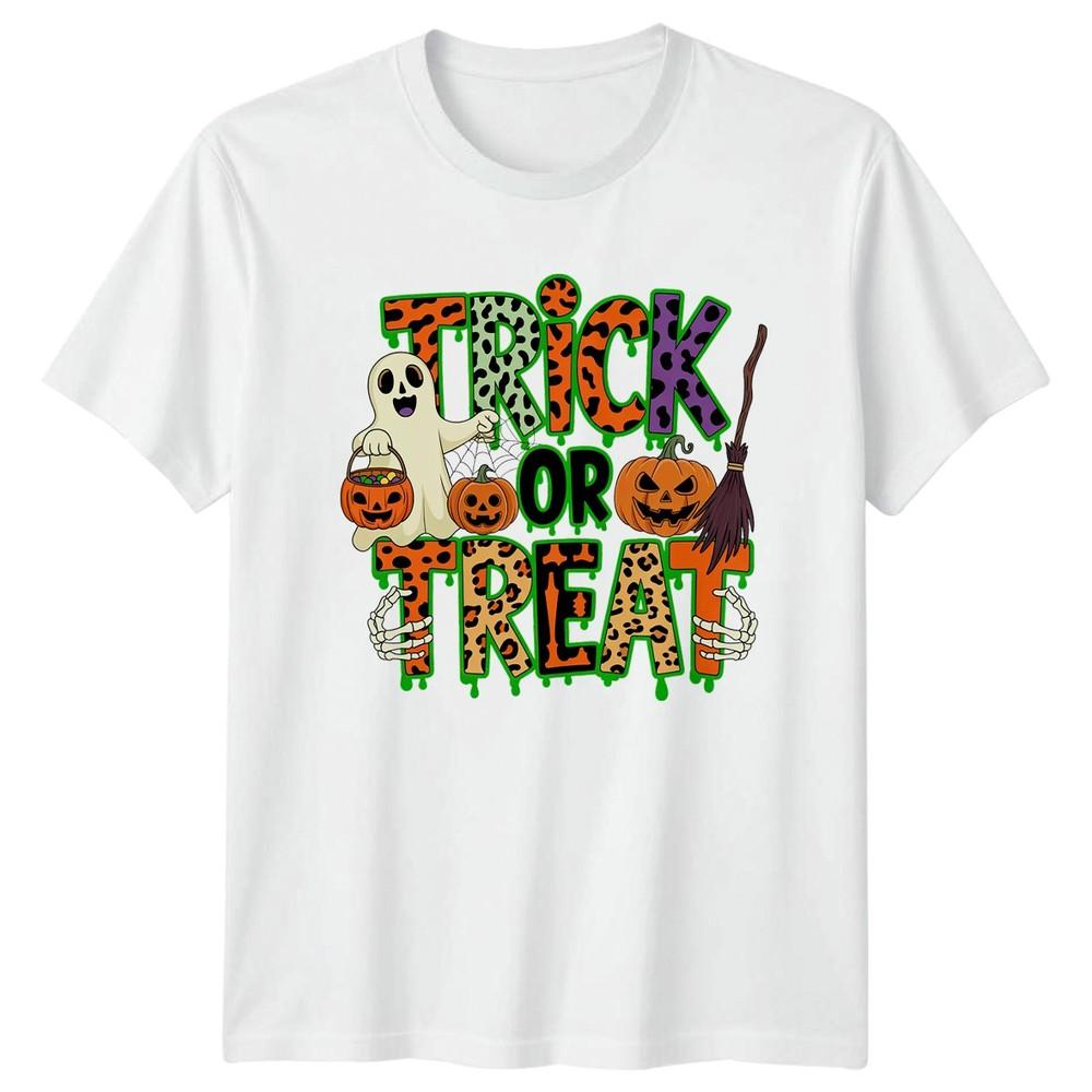 Trick Or Treat TShirt Trick Or Treat Halloween Gift For Him And Her S