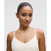 Lululemon Align Cintura Comprimento Cami Tank Light Suporte CD Copa Luz Marfim