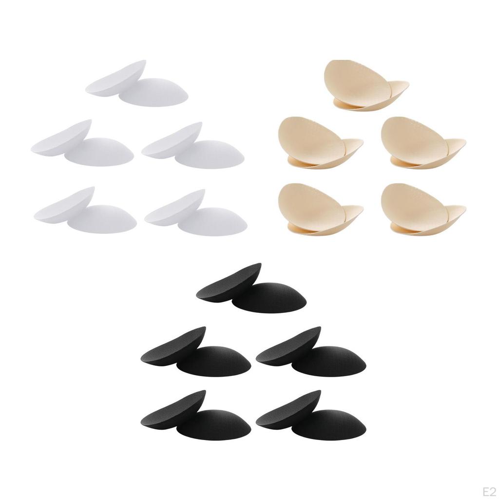 5 Pairs Replacement Bra Inserts for Women Soft Breathable Breast Lingerie Swimsuit