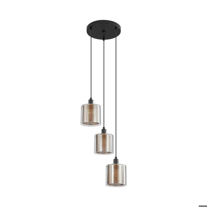 Suspension décorative 3xE14 23W IP20 – Cuivre
