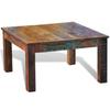 VidaXL Table basse carrée Bois de récupération