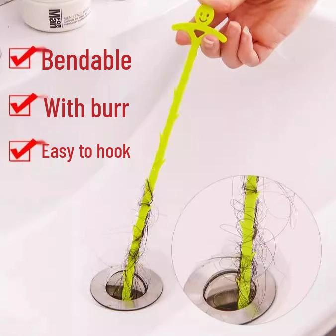 **Novinka 6 0.01 Kanalizační a umyvadlový čistič vlasů**: Účinně odstraňuje vlasové ucpávky z potrubí a odpadů.