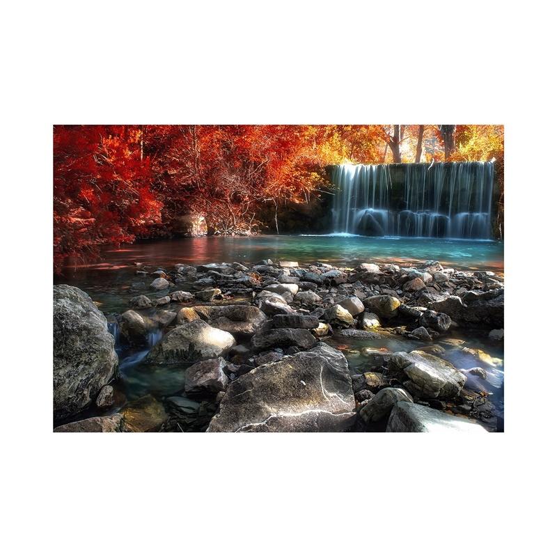 

WCIC Новый Булькающий Водопад Художественная Ткань Домашний Фон Украшения Стены Картина Висячая Картина 21cm*30cm