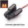 Motorcycle General LED Mini Turn Signals 12V Scooter Handlebar Indicators Lights Blinker Lamps Amber Flasher Taillight