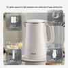 SUPOR 1.5L 304 Stainless Steel Double-Layer Electric Kettle