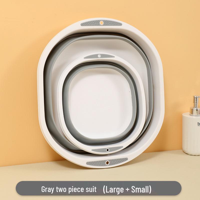 Large Foldable Washbasin for Home, Dorm, Baby & Travel - Multifunctional, Portable Laundry Basin
