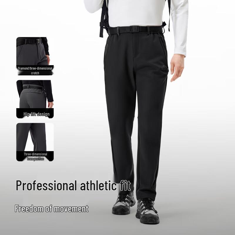 Pelliot Men's Lined Softshell Hiking Pants