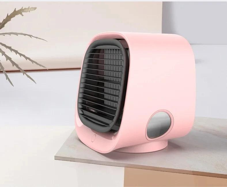 Enfriador de Aire Enfriador de Espacio Personal Mini Ventilador Refrigeración por Agua Aire Acondicionado de Espacio