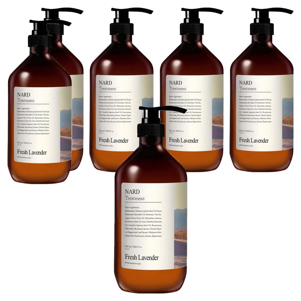 Nard Repairing Perfumed Treatment Fresh Lavender Scent 1L 6 pcs
