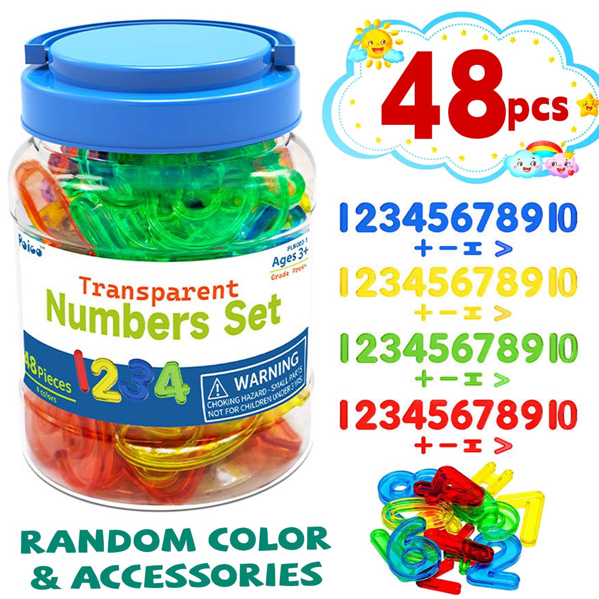 

60pcs Colored Numerical Arithmetic Toys, Children s Puzzle Toys, Multifunctional Children s Educational Toys, Numbers Set Toys