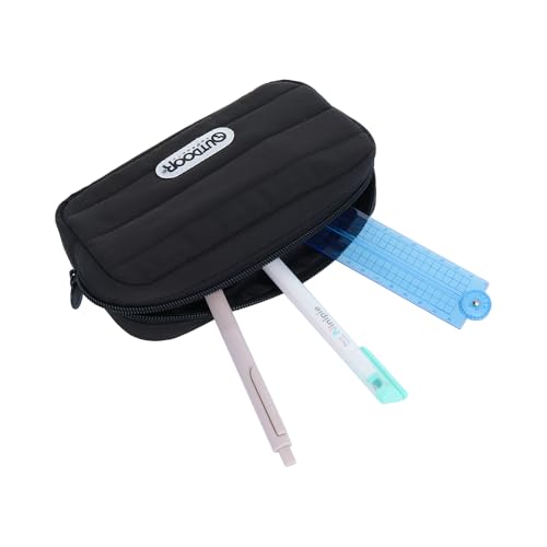 Sun-Star Stationery OUTDOOR Pen Case Quilted Fabric OUTDOOR PRODUCTS BLACK S1428845