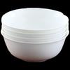 Pure White Bone China Ceramic Dining Bowls
