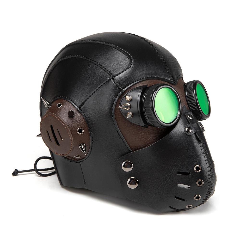 Accessorio Scenico di Halloween Maschera Creativa da Medico della Peste per Cosplay Adulti e Costumi Fai-da-te