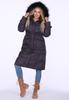 WOMEN' DOWN WINTER COAT WITH FUR-TRIM HOOD