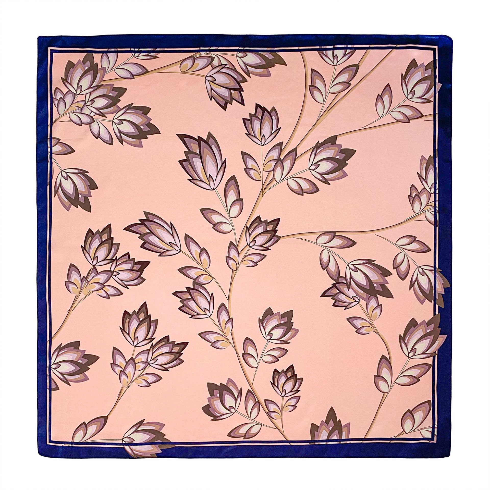 

Высококачественные роскошные шелковые шарфы, повязка на голову, шарфы, шейный шарф для женщин, шелковый шарф с цепочкой, женская декоративная шаль 90*90cm