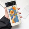 Cute Cartoon Candy Painted Fashion Phone Case For Samsung Galaxy Z Flip 3 4 5 6 7 Hard Folding Z Flip4 Clear PC Cover Gift