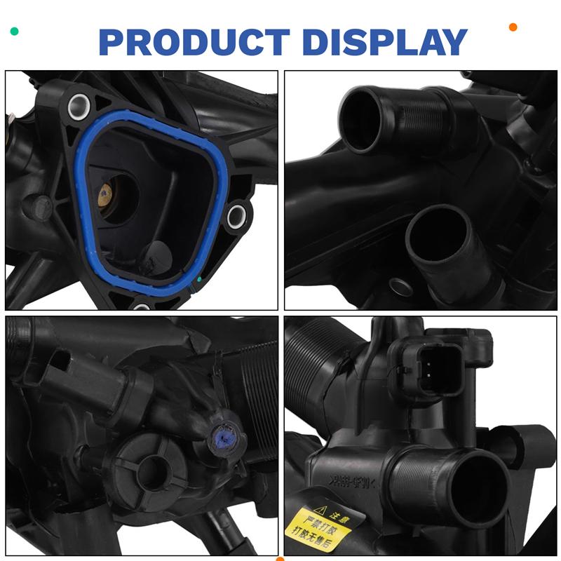 New Water Flange Thermostat 11538699290 Engine Coolant Replacement For 207 208 308 508 2008 3008