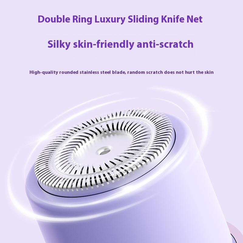 Double-head New Generation Body Hair Trimmer For Face Body Intimate Areas Removable Cutter Head Assembly For Easy Cleaning