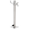 VidaXL Colonne à eau de jardin ronde Acier inoxydable 65 cm 45457