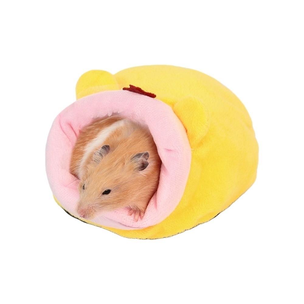 Thickened Hamster Cotton House Cute Rat Sleepping Bed Cow Hamster Nest  Golden Hamster