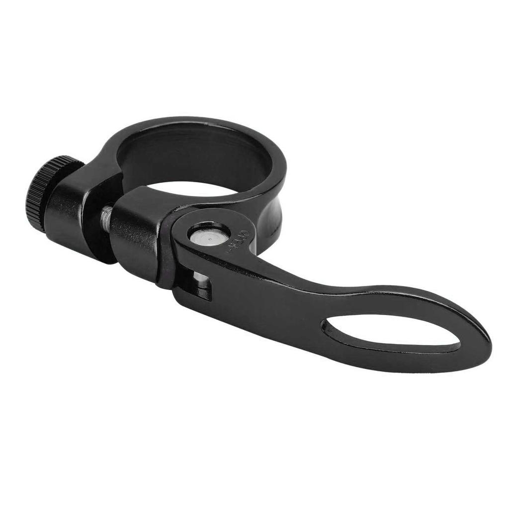 Collier de serrage de selle à dégagement rapide en alliage d'aluminium pour vélo de route et de montagne pour XT-C68 31,8 mm(Noir )