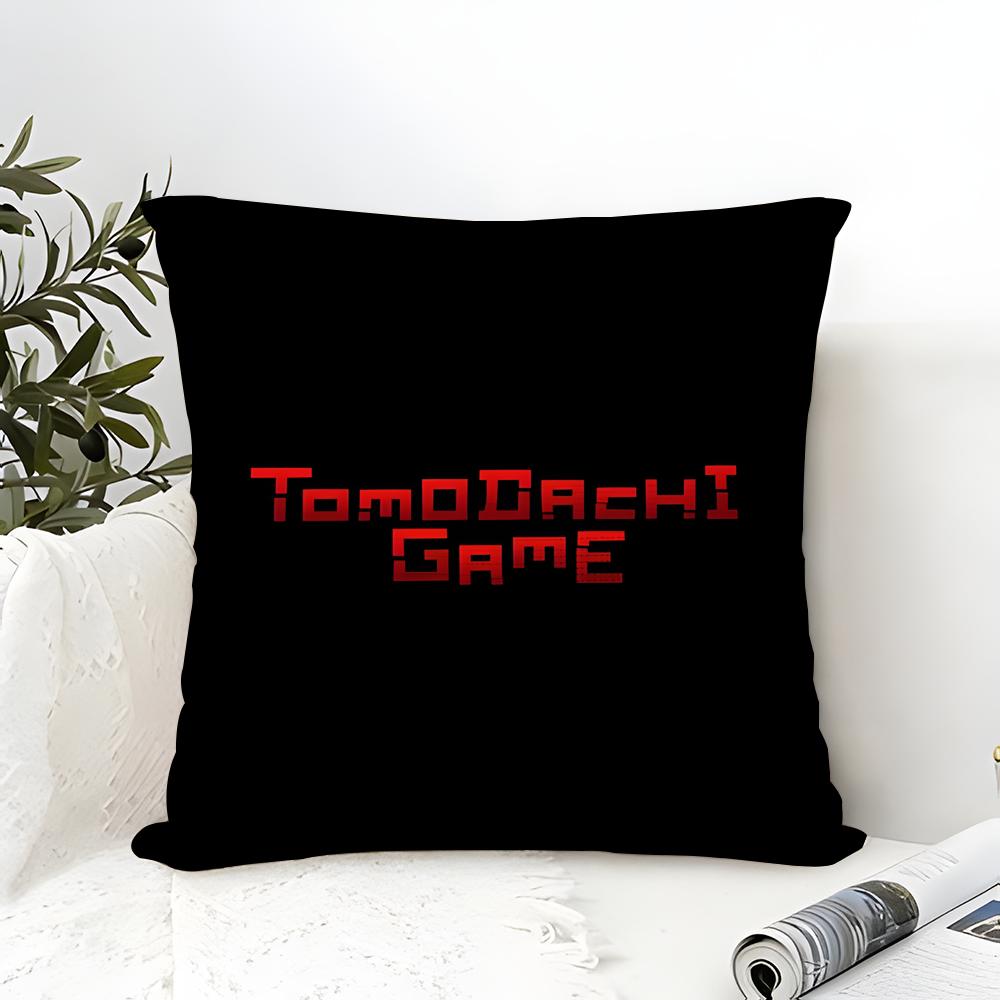 Classic Comic Anime T-Tomodachi Game 2 Pillow Case Linen Pillow Case Sofa Home Decor Cushion Cover Cushion Cove