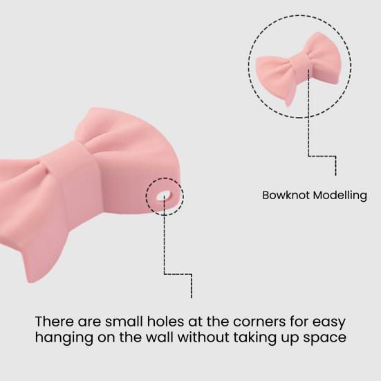 2Pcs Kitchen Pot Clip Bow-Shaped Cooking Oven Glove Silicone Pot Holders Non-Slip Grip for Hot Cookware