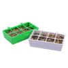 24TE Pet Birds Feeder for Lovebirds Finch Canary Hamster Poultry Feeder Treat Feeding Containers