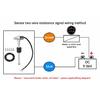52MM Fuel Level Gauge For  0-90 Ohm Fuel Level Sensor 100MM 125MM 150MM 200MM Oil Liquid Tank Fuel Level Indicator Customized