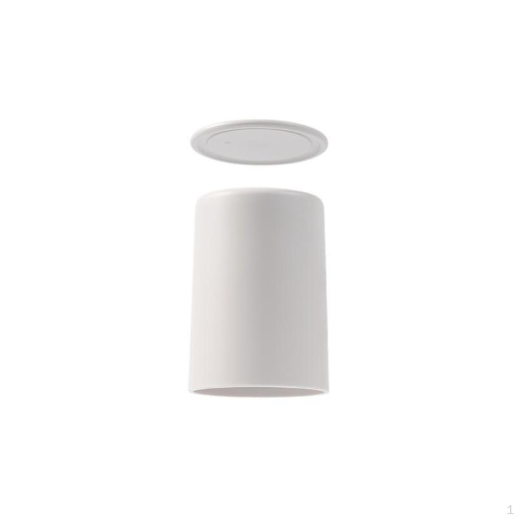 Toothbrush holder, Wall Mount Bathroom Storage White+Gray+Khaki