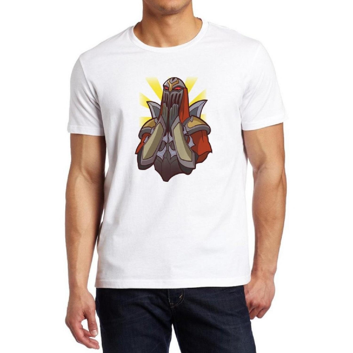 Футболка League of Legends Зед Мастер Теней Индивидуальный дизайн (XXL) XXXXXL белый