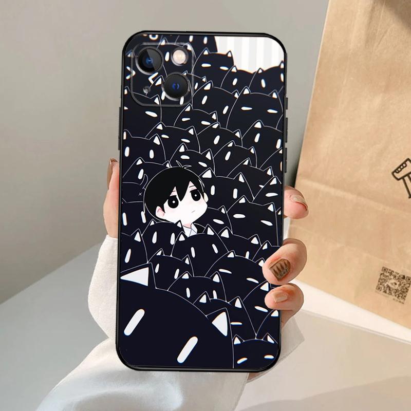 Omori Case Cover For iPhone 16 15 14 12 Pro Max 11 13 Pro Max X XR XS MAX Plus 12 Mini Coque