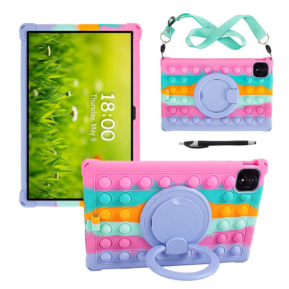 Weiche Ständerhülle für Honor Pad GT Pro Rod2-W6912.3inch Magic Pad 2 Rod2-W09 Drehbarer Blasen-Silikongriff Tablet-Hülle