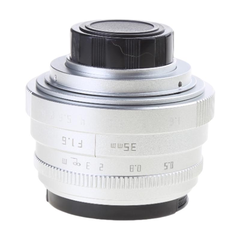 35mm F1.6 C-Mount Große Blende Manuell Fest Brennweite Porträt Kameraobjektiv Zubehör Passend für M4/3 Mount Kameras Zubehör