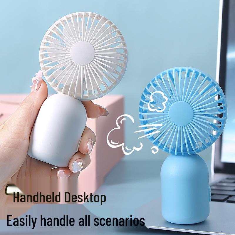 Rechargeable Portable Handheld Fan - Perfect for Office, Dormitory, & Travel