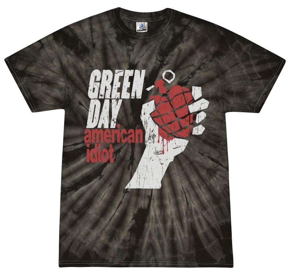 Green Day Tie-Dye T-Shirt Punk Rock Band on Youth & Adult Size Tees S