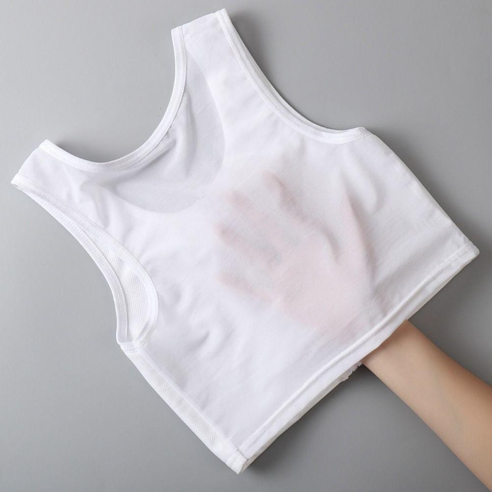 Slim Fit Seamless Shapewear Mesh Thin Underwear for Women Intimates Chest Binder Shapers Seaside