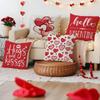 Red Valentine's Day Cushion Cover 45*45cm Throw Pillow Cover Decorative Pillowcase  Home Decor