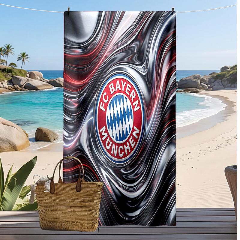 Bayern Munich Printed Beach Towel Quick Dry Soft TowelPortable Large Rectangular Beach Blanket for Travel Swimming Pool