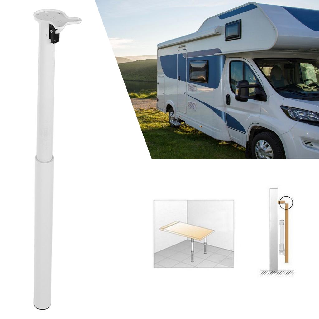 Folding Table Leg 28‑43.3in Height Adjustable Desk Support Stainless Steel for RVs Yachts