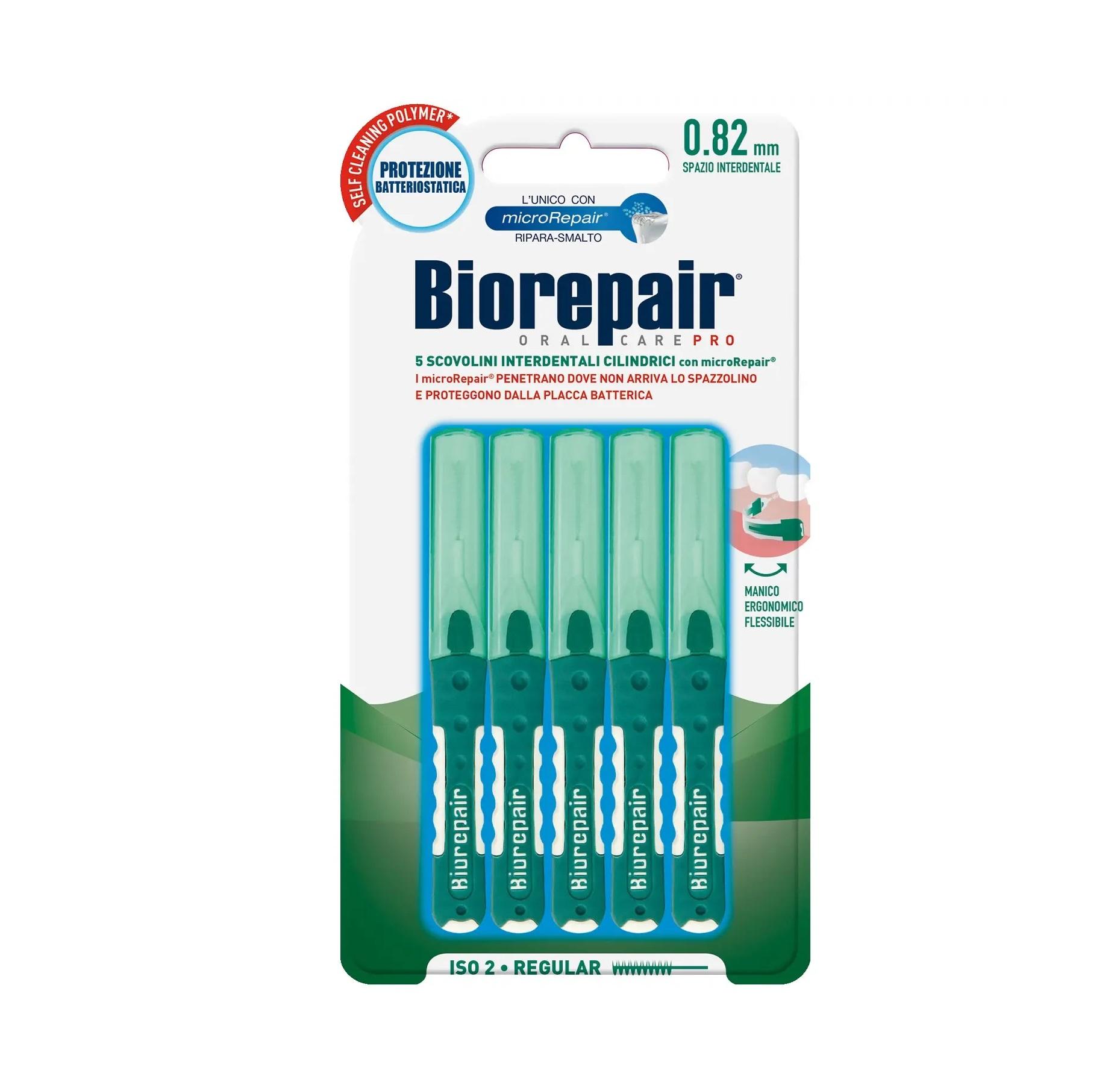 

Інтердентальна щітка із гідроксіапатитом середнього діаметру BioRepair 0,82 мм 5 шт