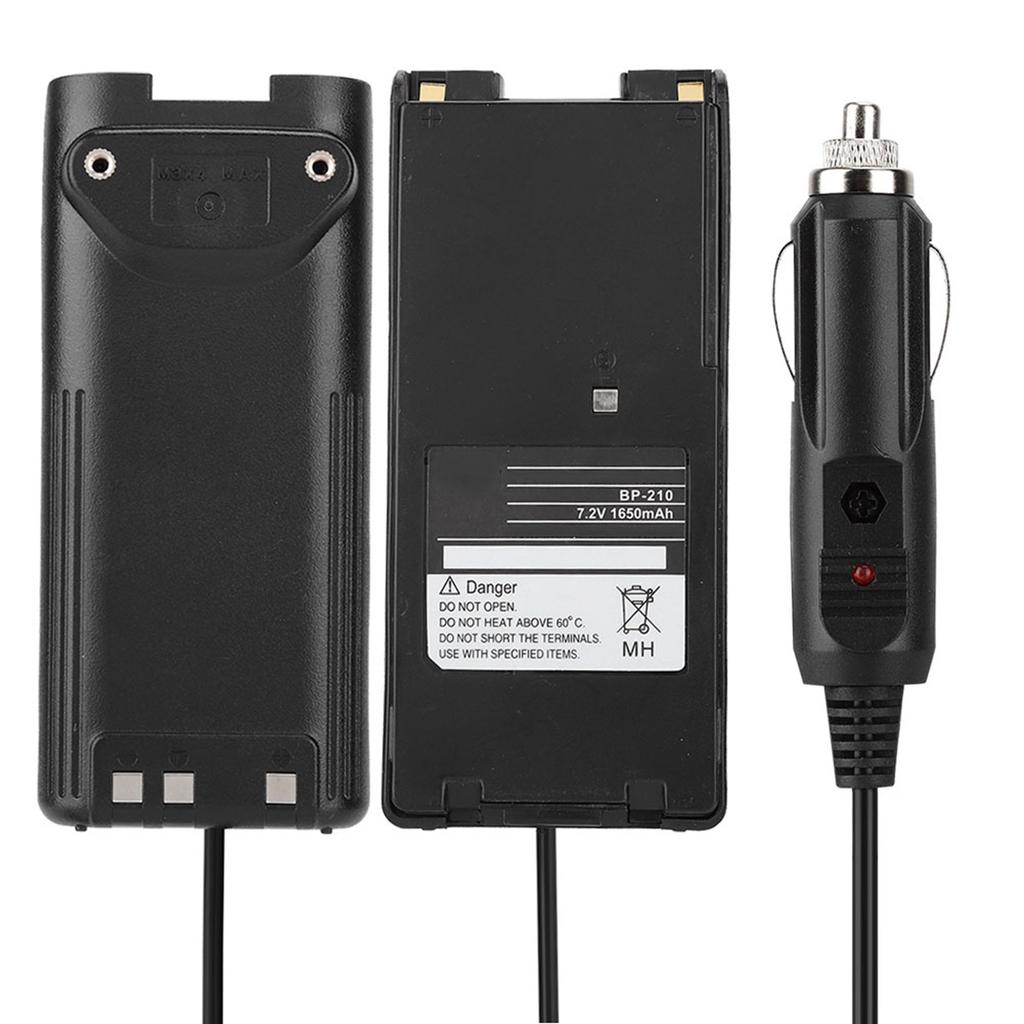 12V Car Charger Radio Battery Eliminator Adapter for ICOM IC V8 IC V82 IC A6 IC A24 IC F3GT