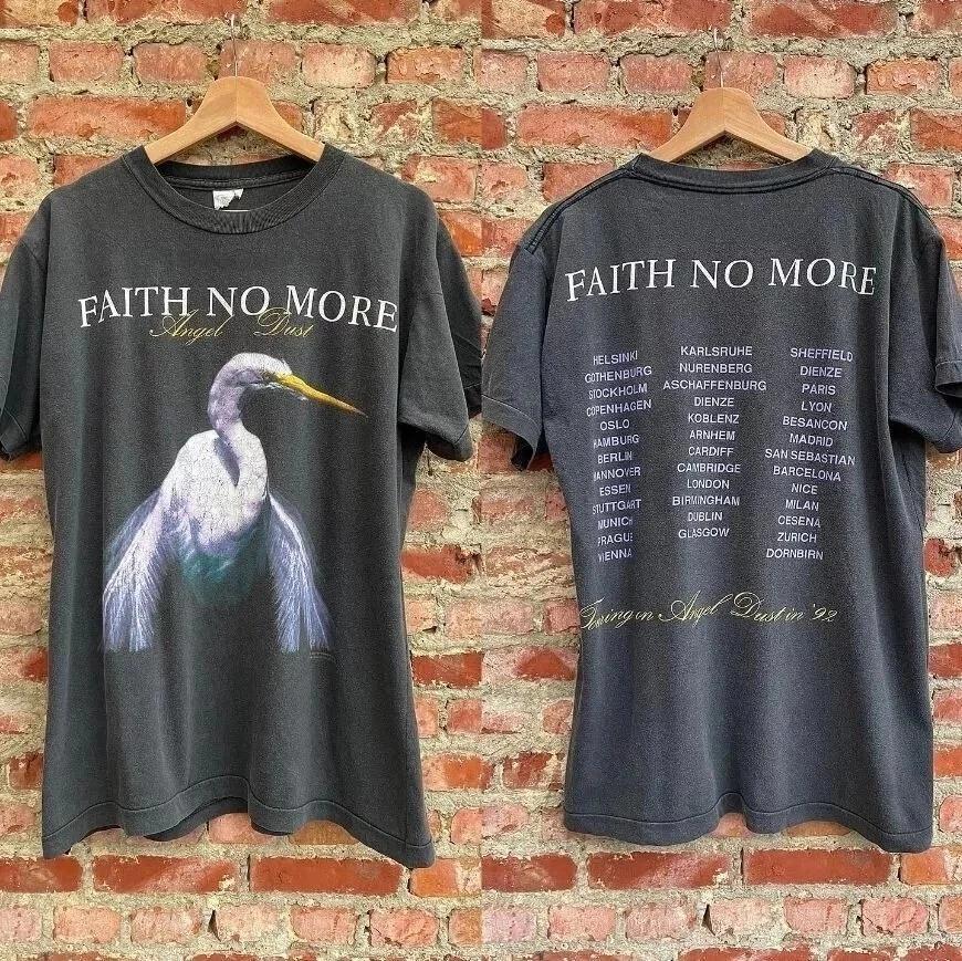 Faith No More Shirt, Faith No More Tour 92 2 Side Black T-shirt Reprint S-5XL XL