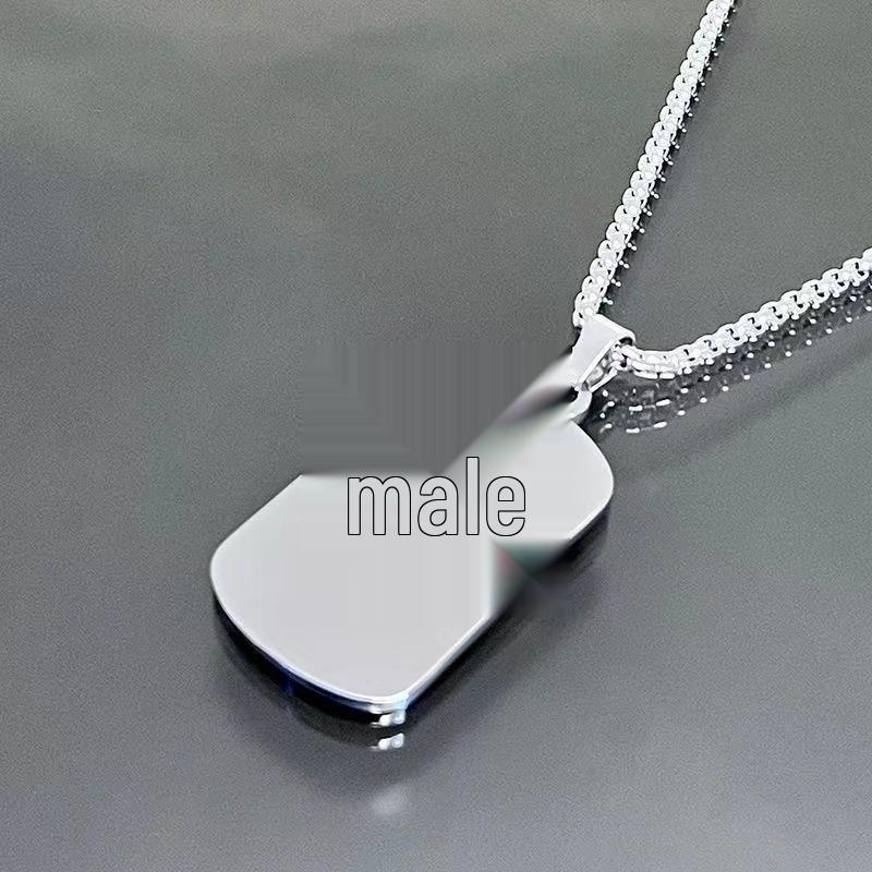 26-Letter English Alphabet Necklace: Simple, Unisex, Trendy Design for Students and Couples
