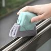 Fensterschlitz-Reinigungsschwamm Langlebiger Anti-Rutsch-Griff Kunststoff Tragbar Platzsparend Fensterfalz-Reinigungstuch für die Küche