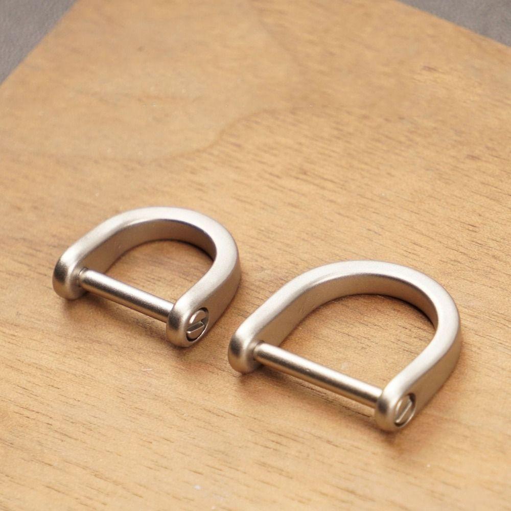 Horseshoes Carabiner High Quality D Bow Staples New Shackle Key Ring  Outdoor Accessories