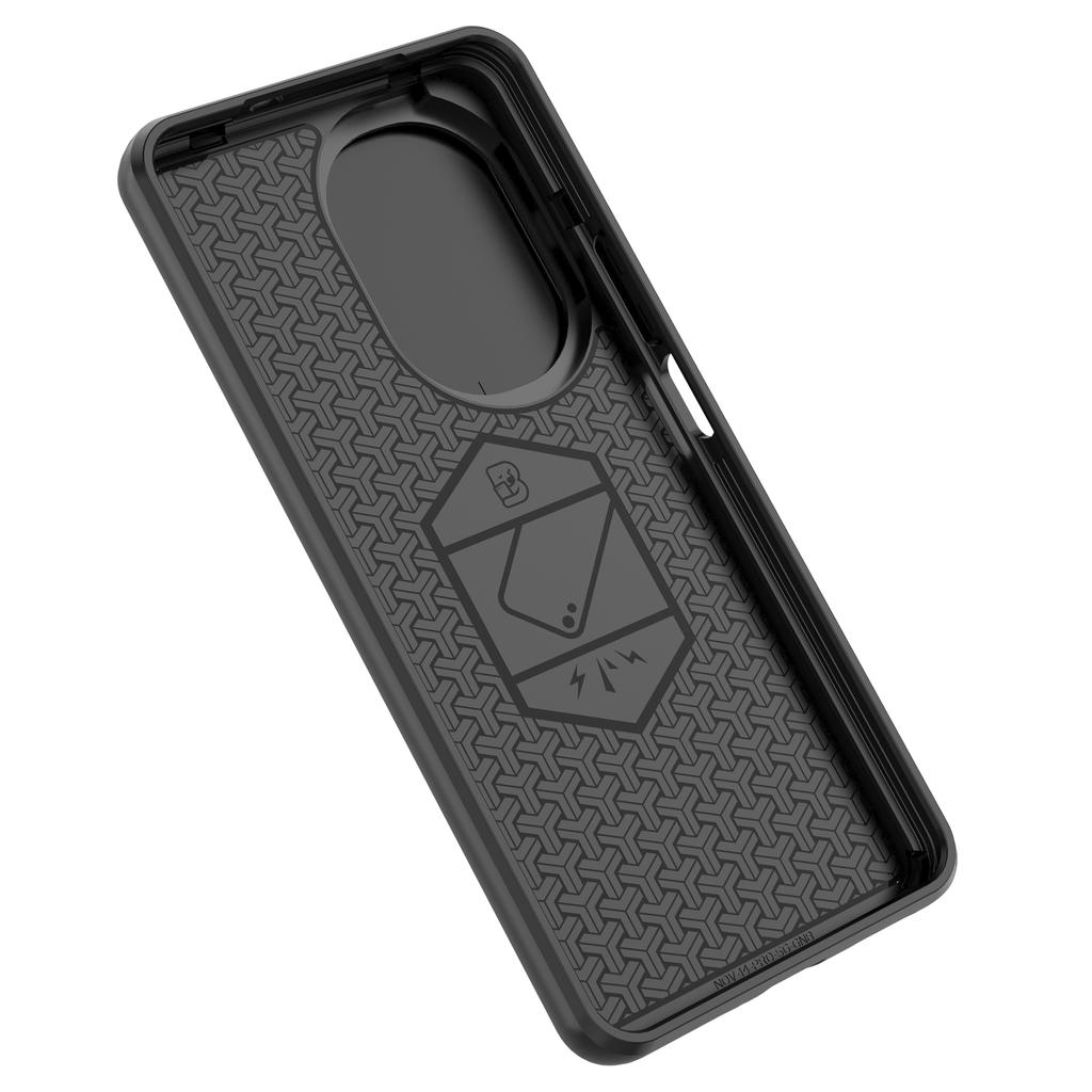 For Huawei nova 14 5G Case PC+TPU Kickstand Phone Protector with Lens Cover