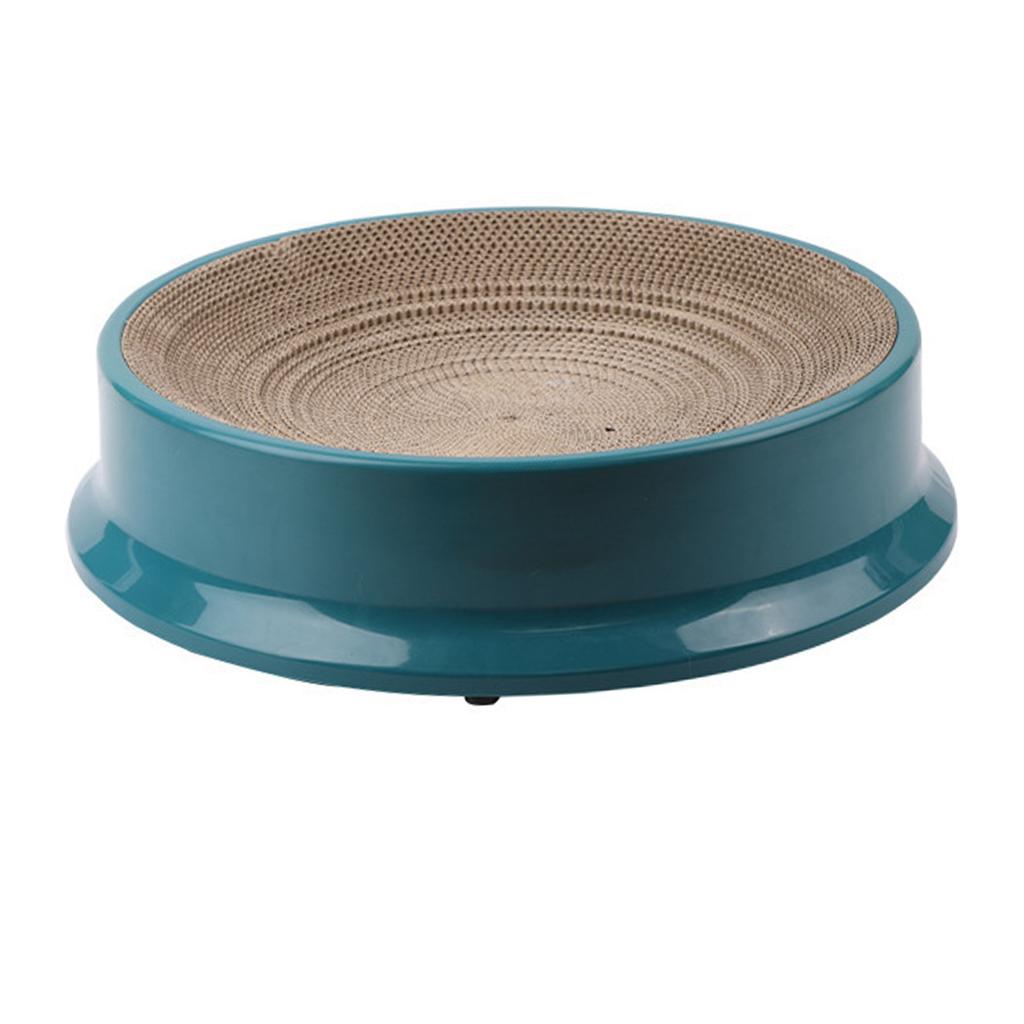 Cat Scratcher Bed with Replaceable Scratching Board Large Round Shape Scratch Resistant   Multifunction Cat Scratcher