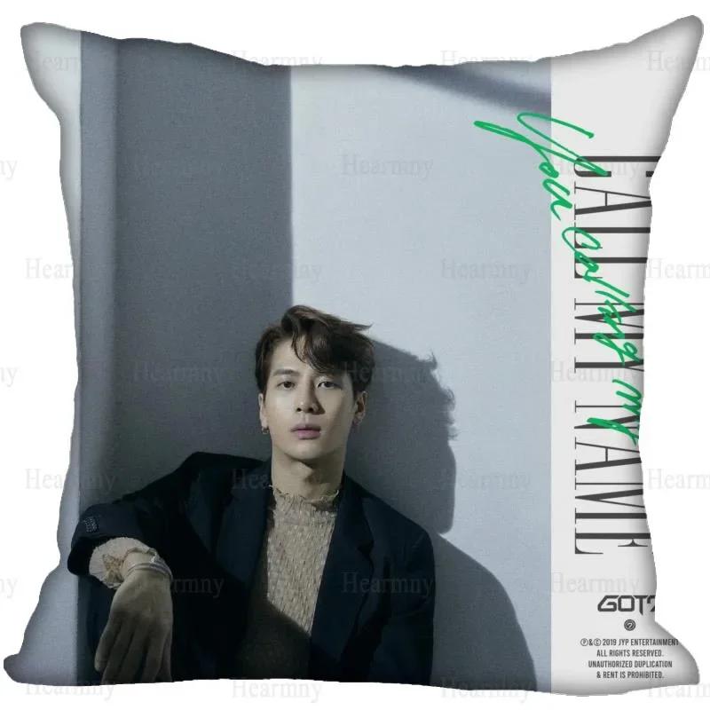 New KPOP GOT7 Pillow Case For Home Decorative Pillows Cover Invisible Zippered Throw PillowCases 45X45cm 0512